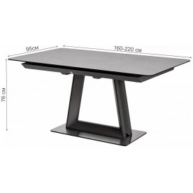 Стол на тумбе Osvald 160