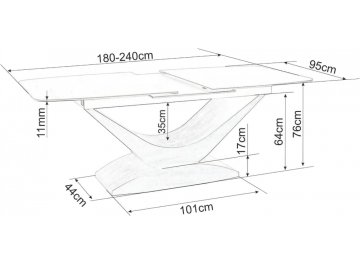 Керамический стол Иммити