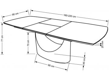 Керамический стол Osman