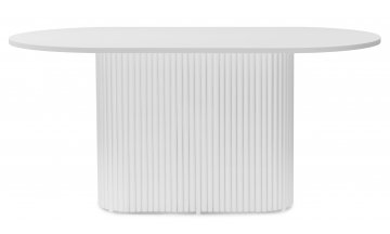 Деревянный стол Барон 160 х 90 белый / белый