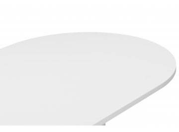 Обеденный стол Барон 160 х 90 белый / белый