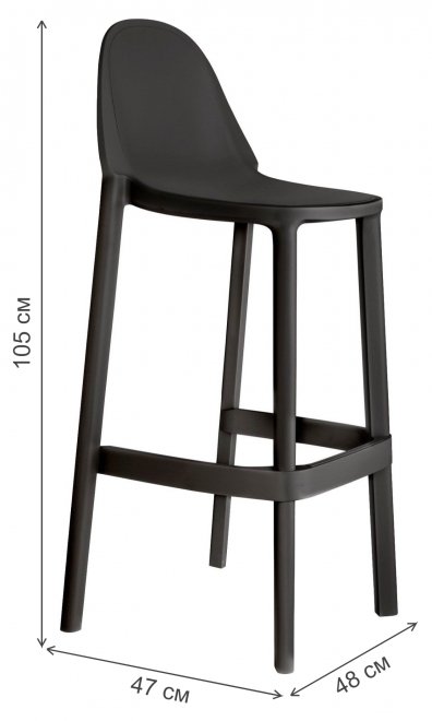 Барный стул 005/233781 антрацит