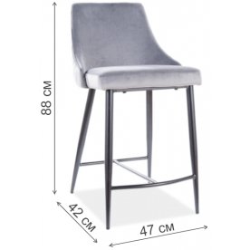 Полубарный стул Piano B H-2