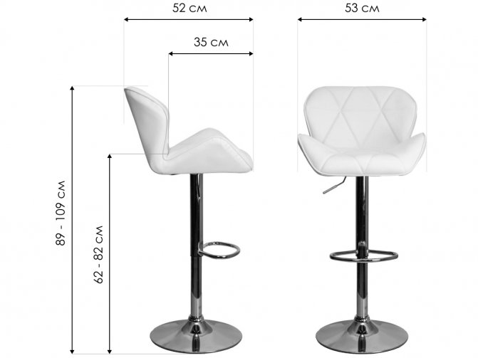 Барный стул Berlin велюр пыльный голубой / хром
