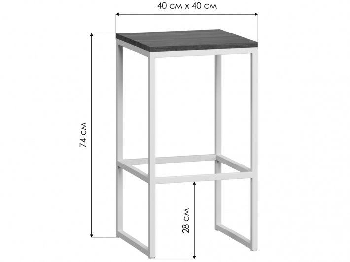 Барный стул Бервин коричневый