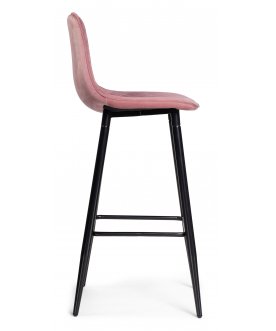 Стул барный Capri pink / black
