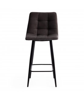 Стул барный Chilly mod. 7095пб черный / темно-серый