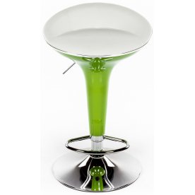 Барный стул Denis бело-зеленый