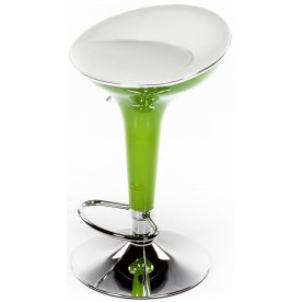 Барный стул Denis бело-зеленый
