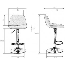 Барный стул 2035-LM Dina