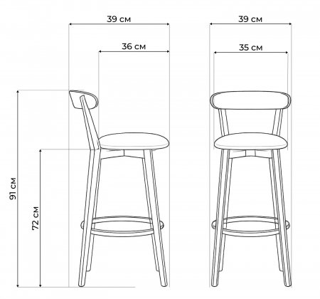 Барный стул Elevate Zenith черный