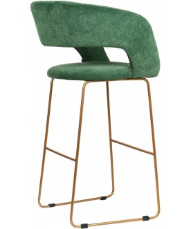 Барный стул Hugs зеленый / золото