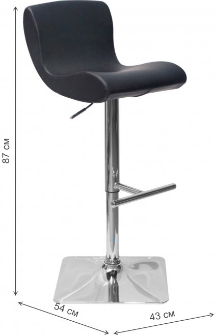 Барный стул Джим черный
