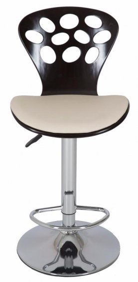 Барный стул JY-1958 brown / beige №4