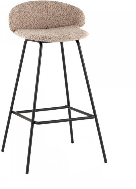 Барный стул Nita букле кофейный