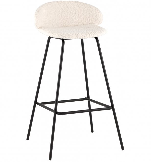 Барный стул Nita букле молочный