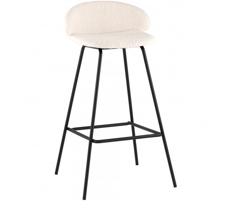 Барный стул Nita букле молочный