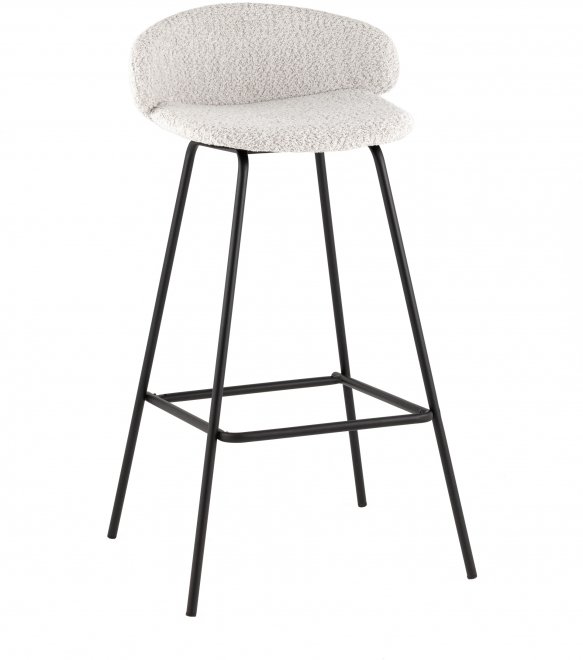 Барный стул Nita букле светло-серый