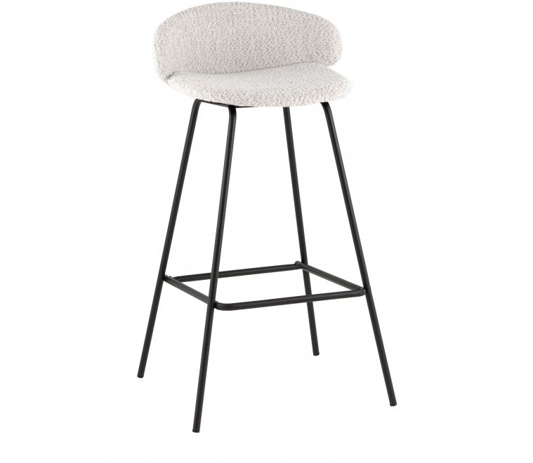 Барный стул Nita букле светло-серый
