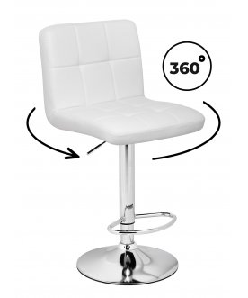 Барный стул Paskal white / chrome