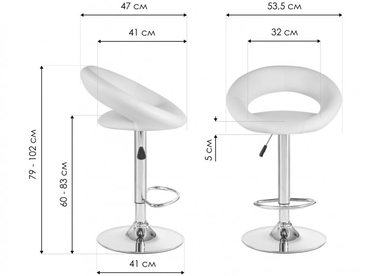 Барный стул Mira чёрный