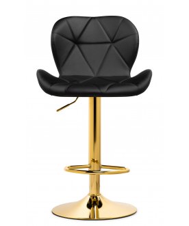 Барный стул Trio black / gold