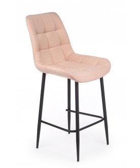 Барный стул Стронг латте / черный бежевый (zd 210) / черный