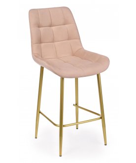 Полубарный стул Стронг бежевый (zd 210) / золотой