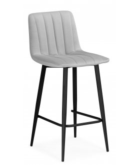 Стул барный Дани Мини светло-серый (zd 960) / черный np