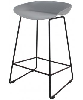 Барный стул Neo серый / черный