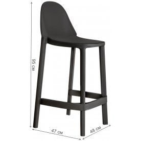 Полубарный стул Piu