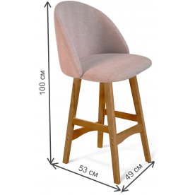 Полубарный стул SHT-ST35/S65-1