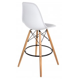 Барный стул Eames PC-007 белый