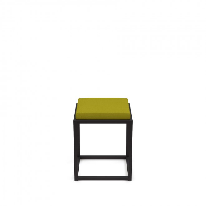 Табурет Верм-46 (360*360*460) NEW kiwi/черный