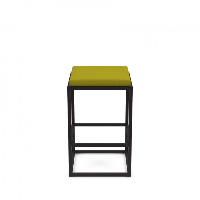 Барный стул Верм-65 (400*400*650) NEW kiwi/черный