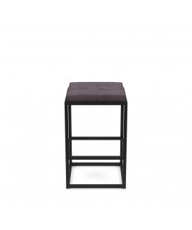 Барный стул Верм-65 velur grey/черный