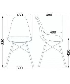 Деревянный стул Kord