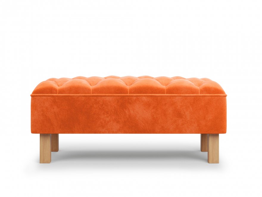 Банкетка Агат оранжевая