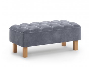 Банкетка Агат серый