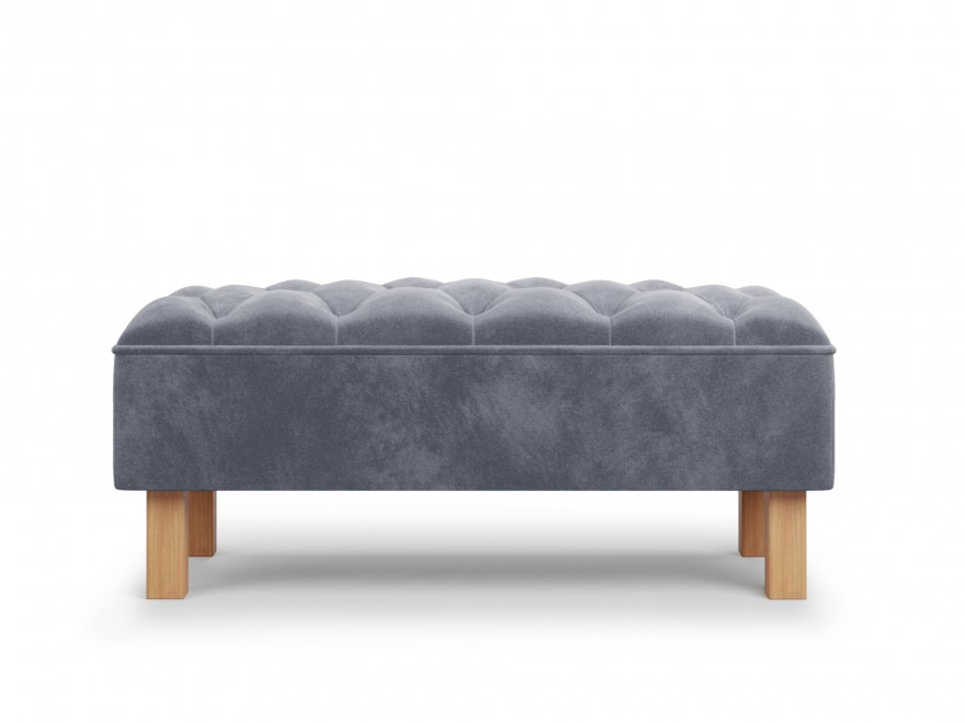 Банкетка Агат серая