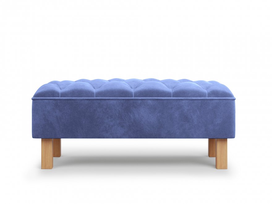 Банкетка Агат светло-синяя