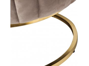 Банкетка N-BH2009 BG BR серо-бежевая