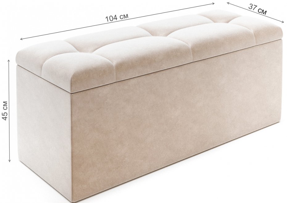 Банкетка Nuvola Trento Velutto 04