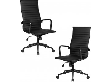 Комплект компьютерных кресел Clark Simple black