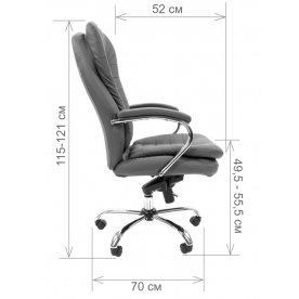 Компьютерное кресло 795 LT экопремиум черное