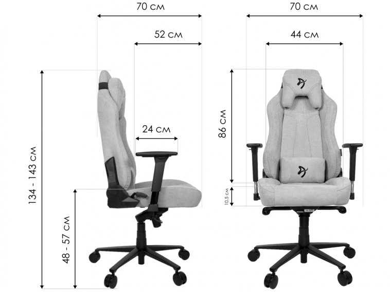 Компьютерное кресло Arozzi Vernazza Vento blue