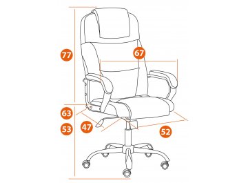 Компьютерное кресло Bergamo/Бергамо