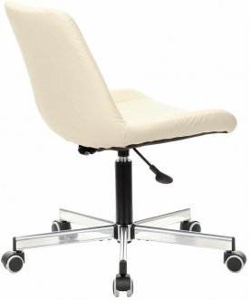 Кресло офисное Deco MG-316 серебристое / слоновая кость