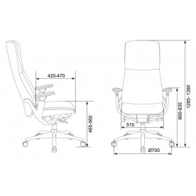 Компьютерное кресло Бюрократ Arti black
