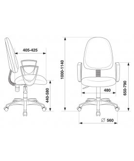 Компьютерное кресло Бюрократ CH-1300N/3C06